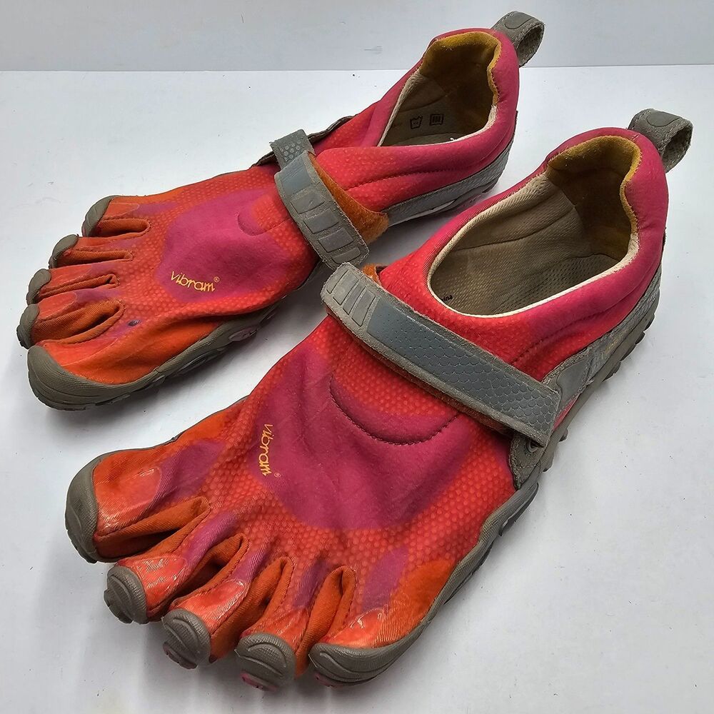 Vibram FiveFingers Bikila Barefoot Shoes Womens 41 Size 9-9.5 Pink Orange Toe